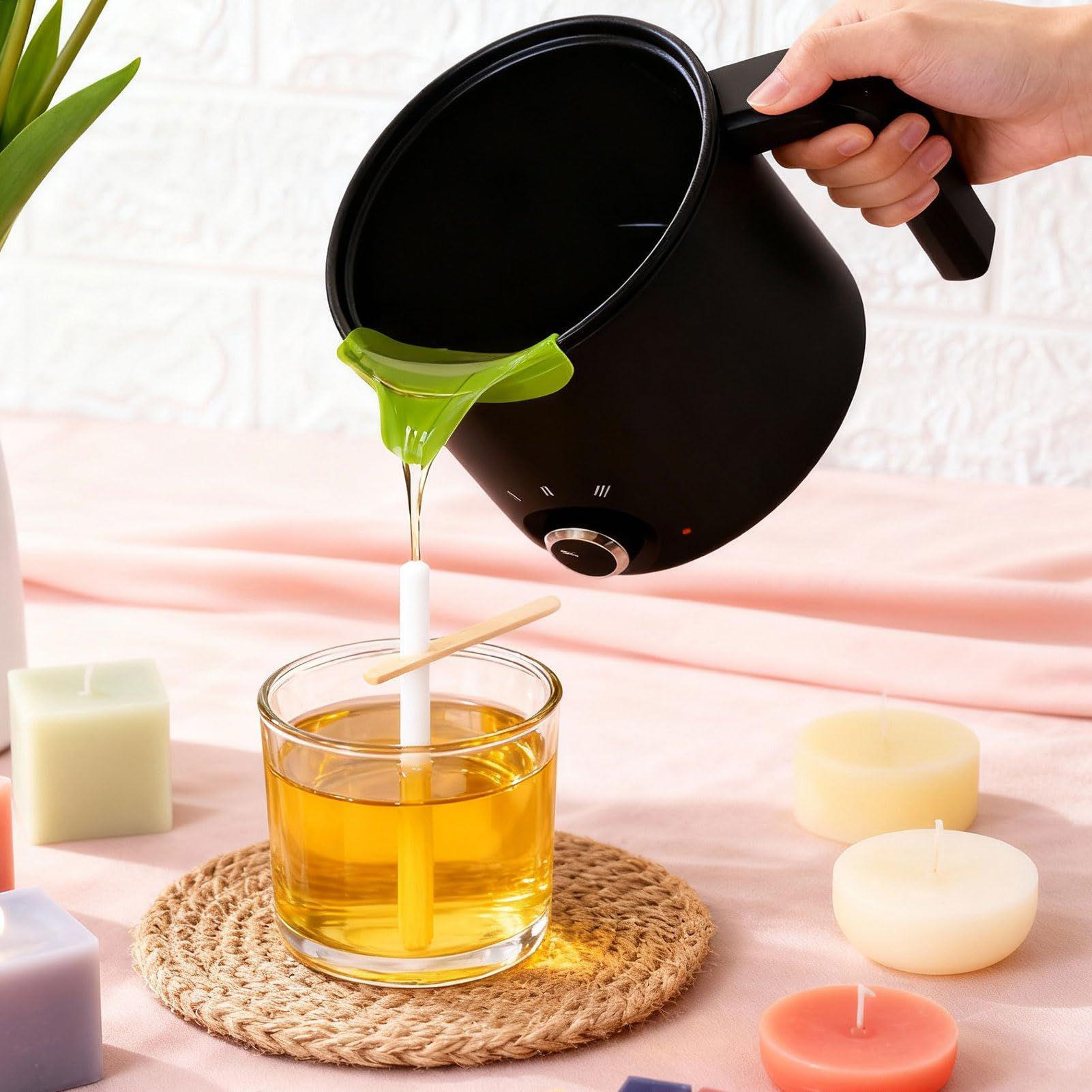 Candle Making Machine - หม้อหลอมขี้ผึ้งขนาด 1.5 ลิตร อุปกรณ์หลอมขี้ผึ้งเทียน ปรับอุณหภูมิได้ 3