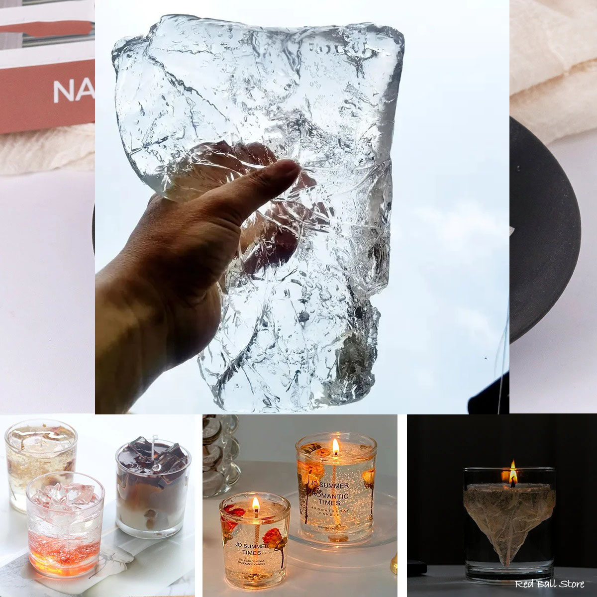 แว็กซ์เจลลี่ 100 กรัม ขายส่ง ว - Candle Making Material Wholesale บทวิจารณ์และราคา