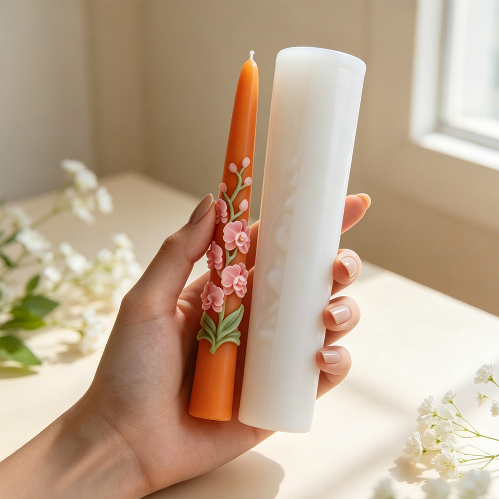 แม่พิมพ์ซิลิโคนเทียนแท่งยาวลาย - Candle Making Reno บทวิจารณ์และราคา