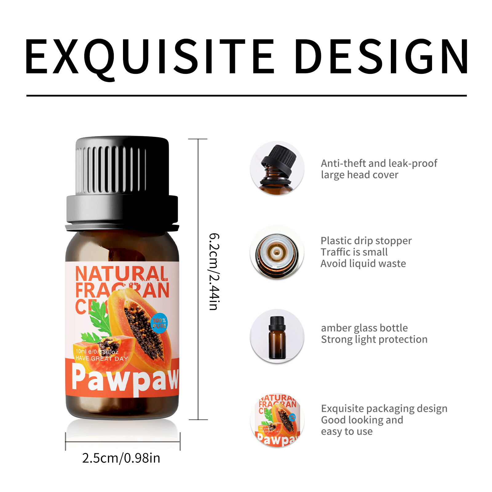 น้ำมันหอมระเหยกลิ่นผลไม้ Pawpa - Candle Making Oil Scents บทวิจารณ์และราคา