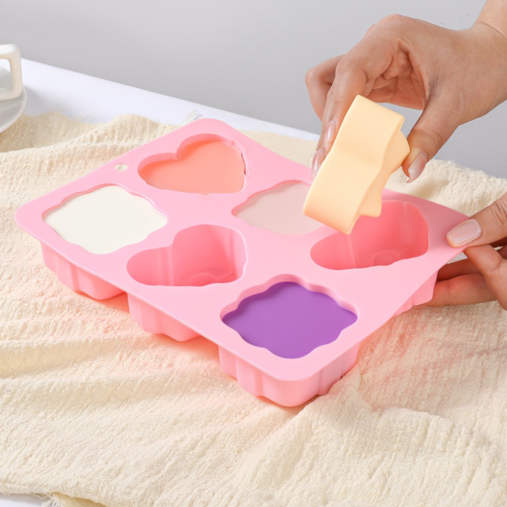 รูปหัวใจสแควร์แม่พิมพ์ซิลิโคน  - Candle Making Reno บทวิจารณ์และราคา
