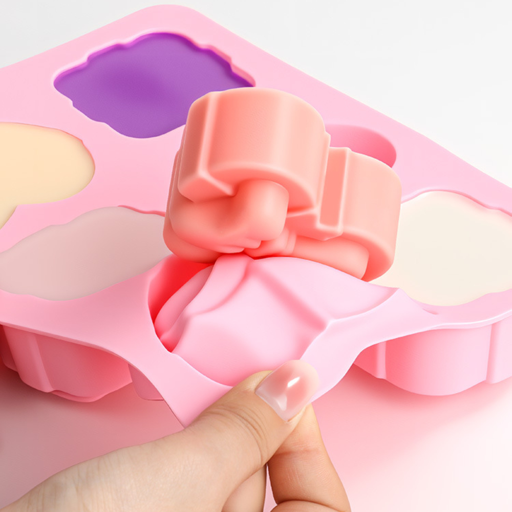 รูปหัวใจสแควร์แม่พิมพ์ซิลิโคน  - Candle Making Reno บทวิจารณ์และราคา