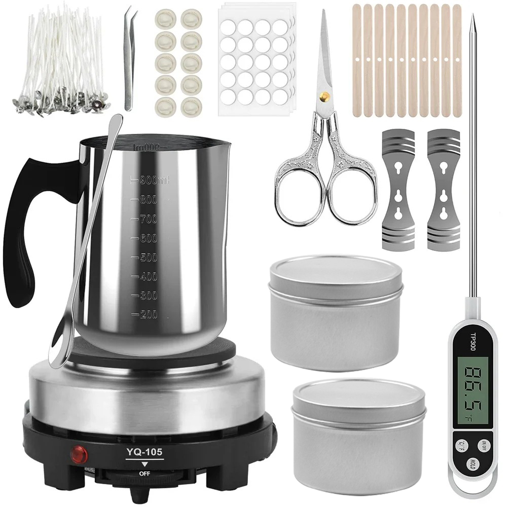 ชุดอุปกรณ์ทำเทียนพร้อมหม้อเทเท - Candle Making Machine บทวิจารณ์และราคา