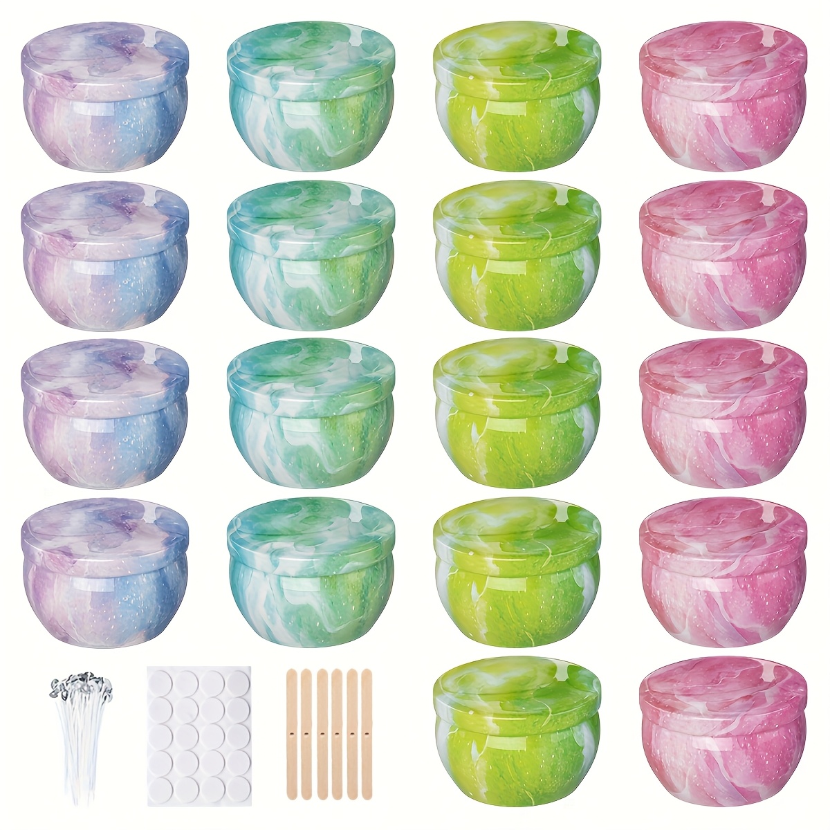 ขวดเทียนโลหะลายท้องฟ้าเต็มไปด้ - Candle Making Pot บทวิจารณ์และราคา