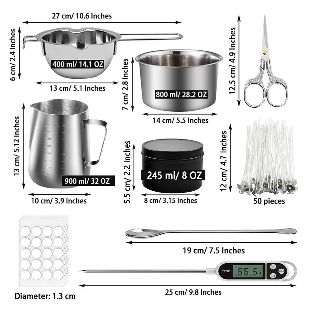 ชุดทำเทียน DIY Glintmos พร้อมแ - Candle Making Pot บทวิจารณ์และราคา