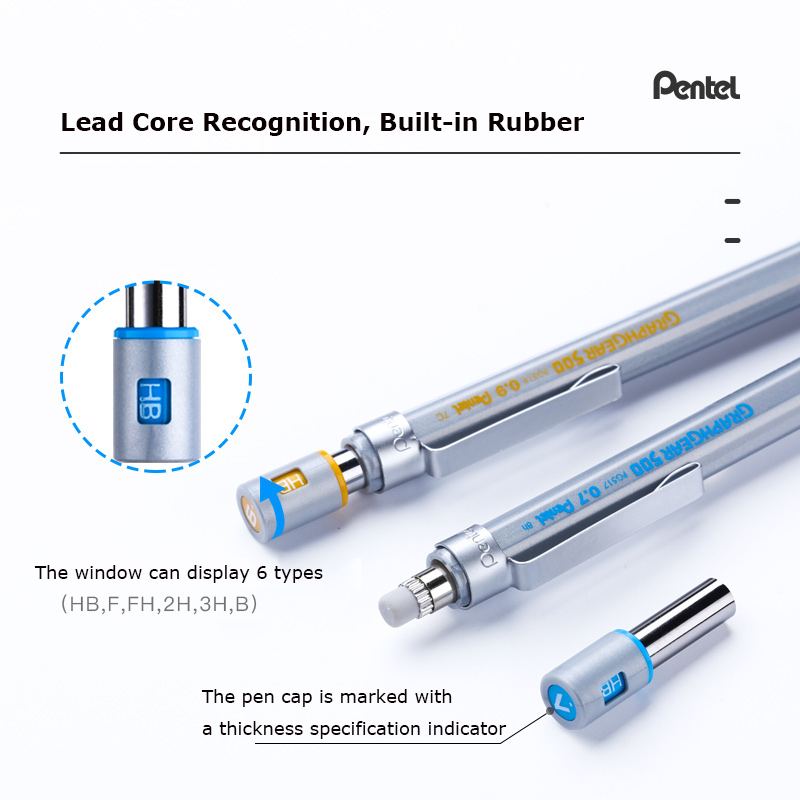 Pentel GraphGear 500 ดินสอร่าง - Pentel Pen Graphgear บทวิจารณ์และราคา