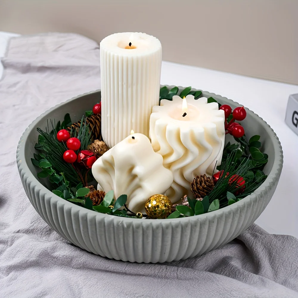 1 แหวนแม่พิมพ์ซิลิโคนสําหรับอี - Candle Making Pot บทวิจารณ์และราคา
