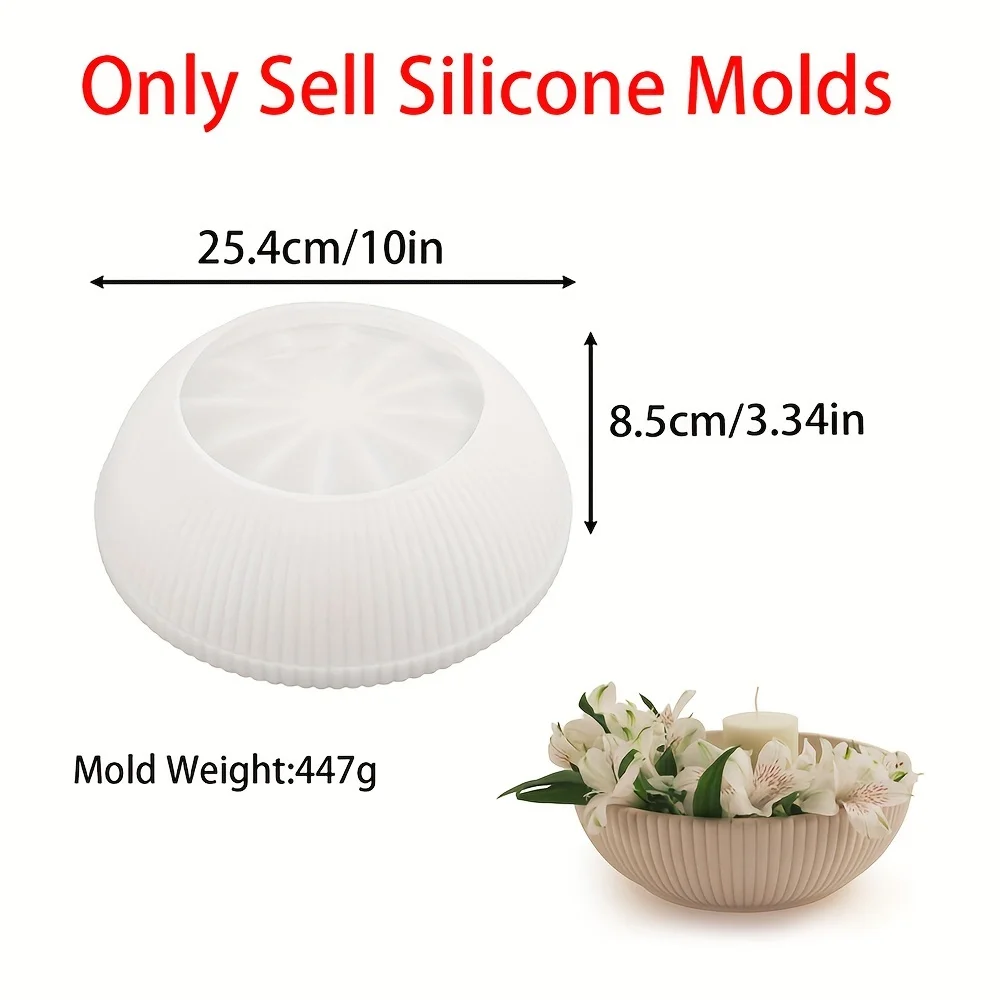 1 แหวนแม่พิมพ์ซิลิโคนสําหรับอี - Candle Making Pot บทวิจารณ์และราคา