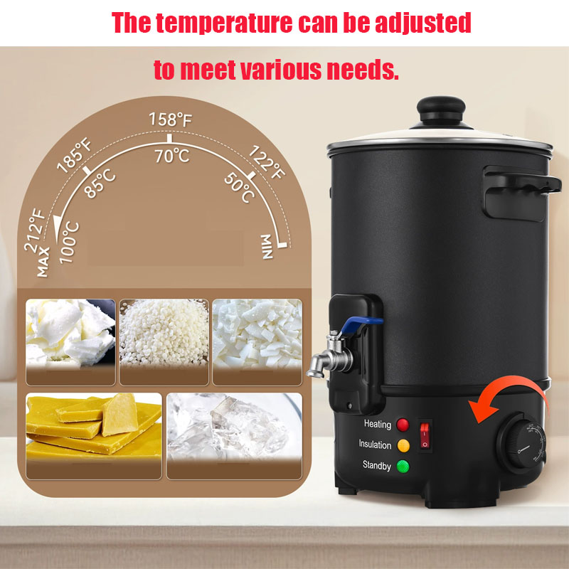 เครื่องทำเทียนไฟฟ้า 6 ลิตร หม้ - Candle Making Machine บทวิจารณ์และราคา