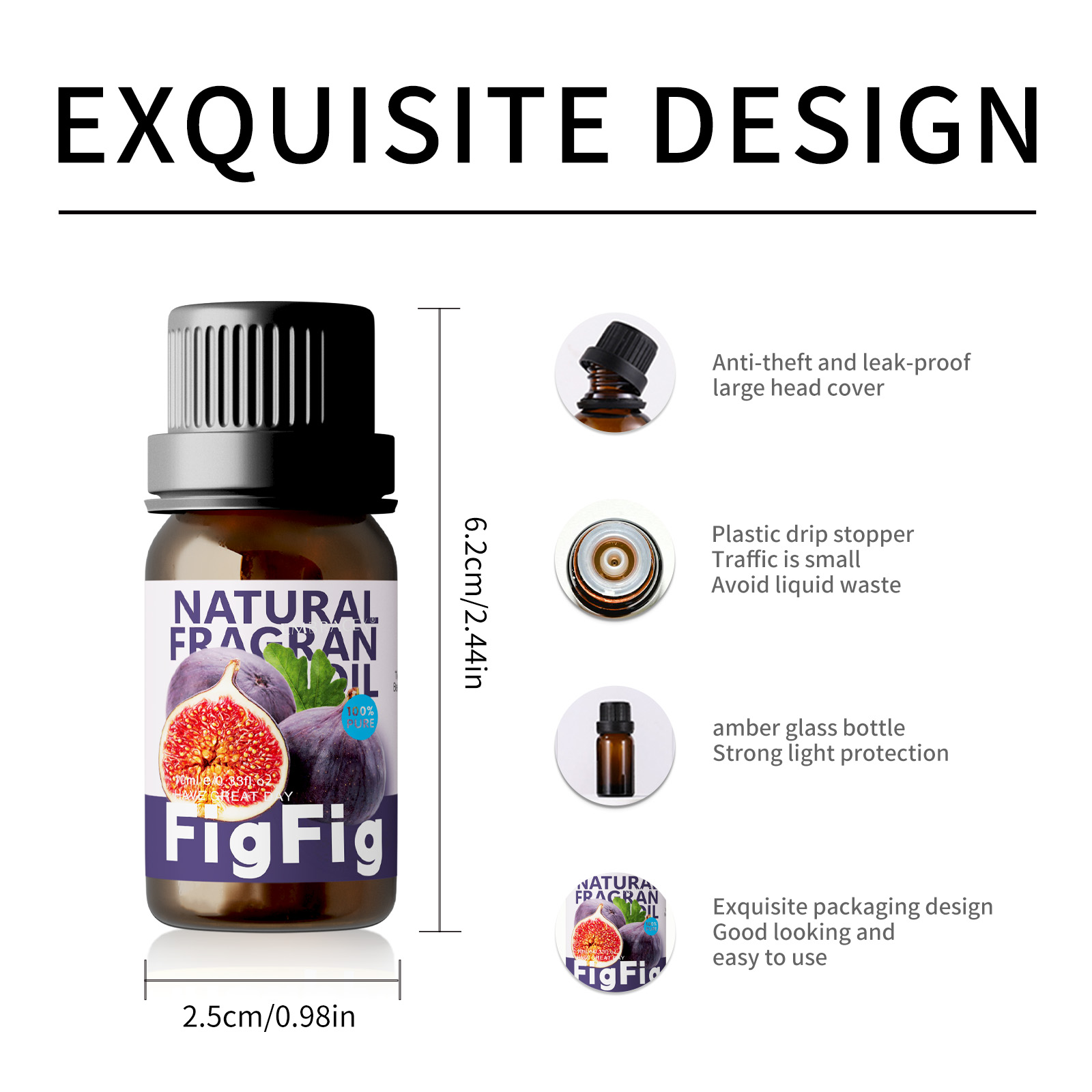 น้ำมันหอมระเหยจากผลฟิก 10 มล.  - Candle Making Oil Scents บทวิจารณ์และราคา