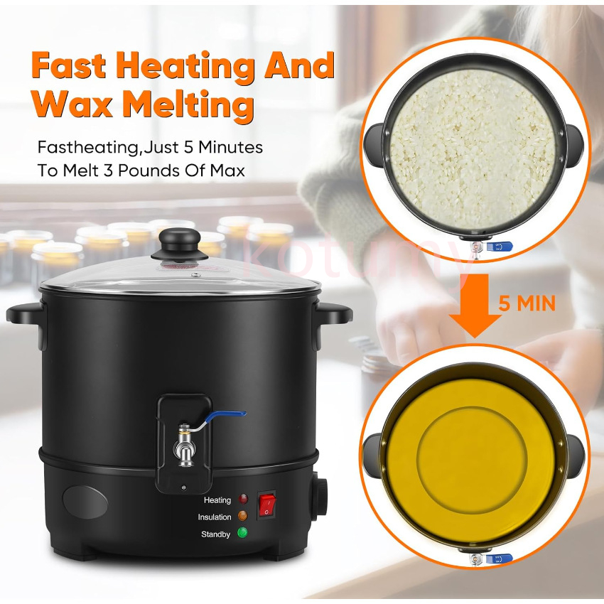 เครื่องทำเทียนขนาดเล็ก 6 ลิตร  - Candle Making Machine บทวิจารณ์และราคา