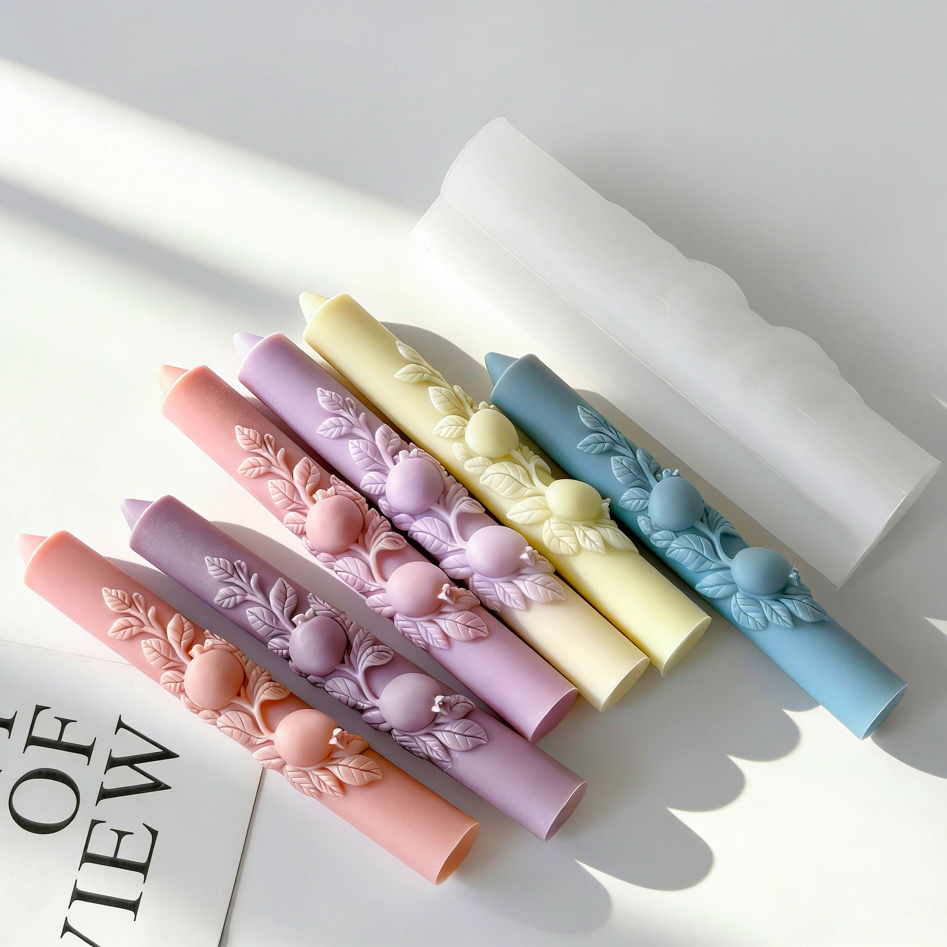 แม่พิมพ์เทียนซิลิโคนรูปทรงแท่ง - Candle Making Reno บทวิจารณ์และราคา