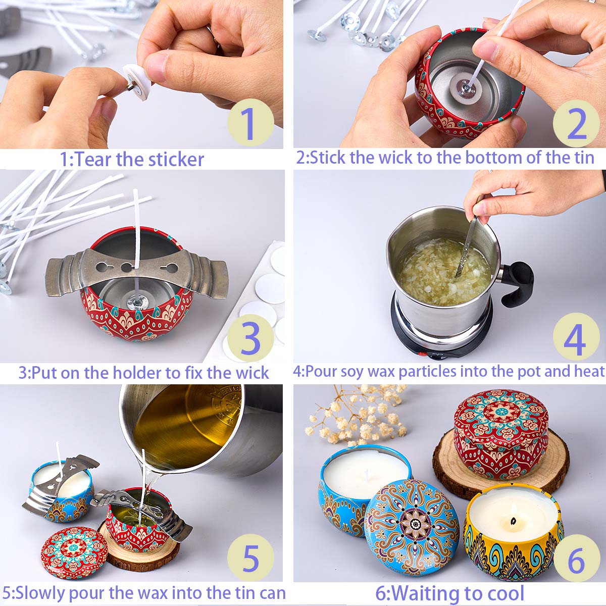 ชุดอุปกรณ์ทำเทียนหอม DIY พร้อม - Candle Making Reno บทวิจารณ์และราคา