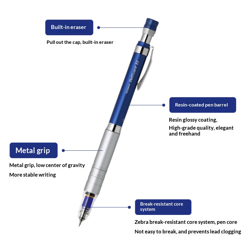 ญี่ปุ่นซีบร้า เดลการ์ด เอ็มเอ  - Staedtler Pencil Lumocolor บทวิจารณ์และราคา