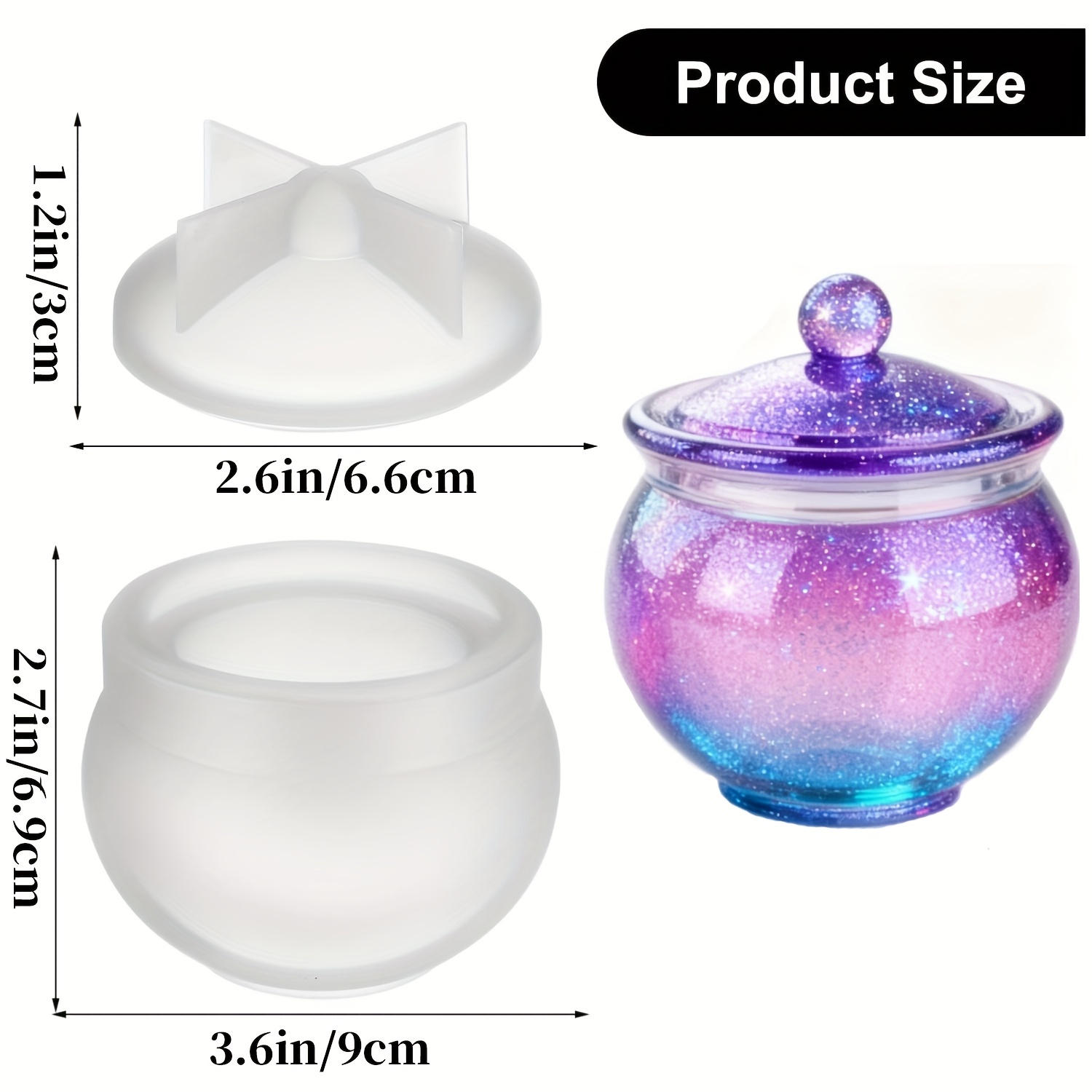 แม่พิมพ์เรซิ่นทรงกลม 1 ชุด พร้ - Candle Making Jug บทวิจารณ์และราคา